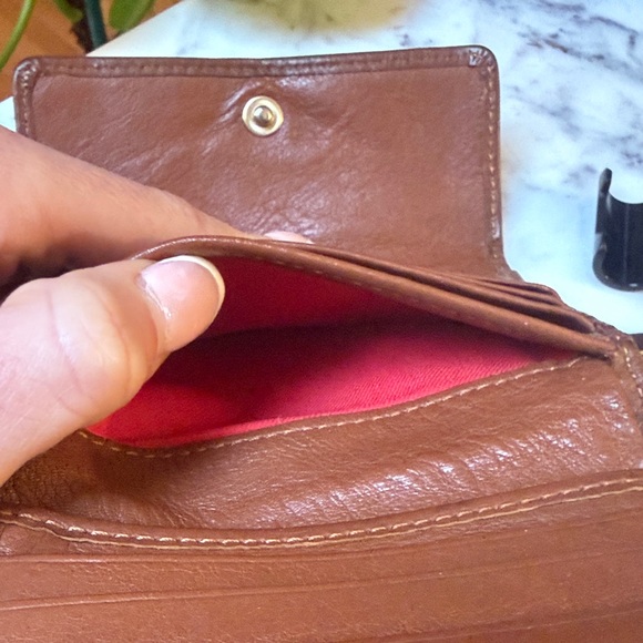 Dooney & Bourke Chestnut Leather Wallet - Picture 6 of 8
